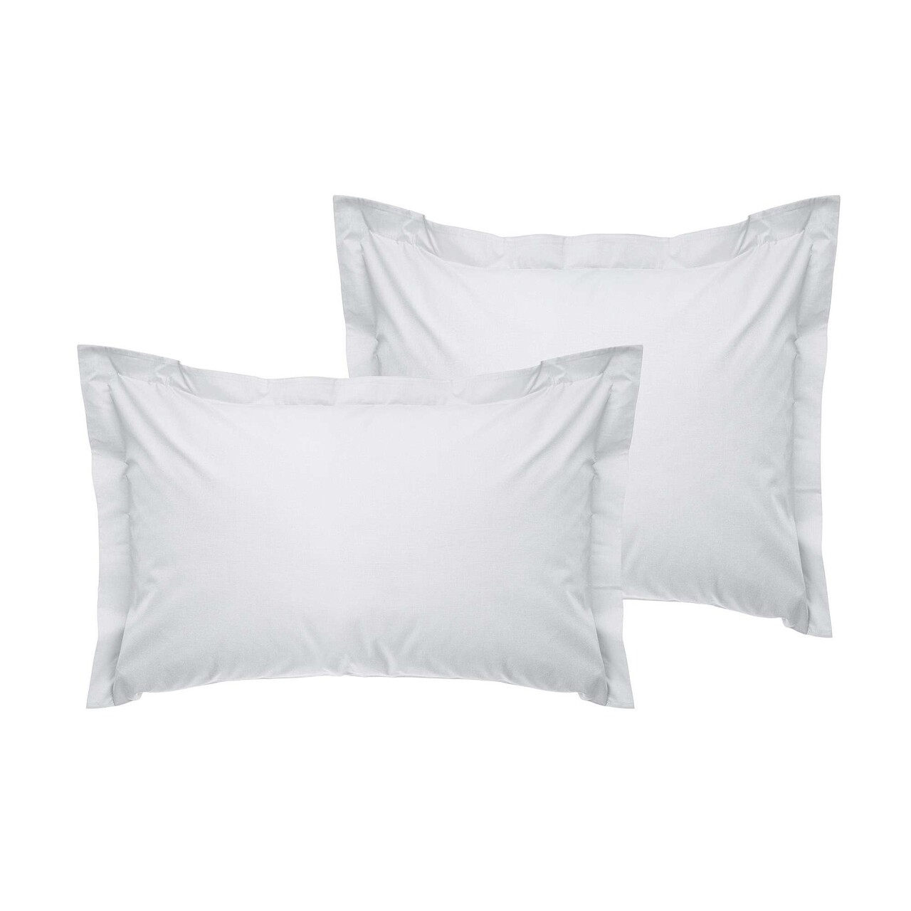 Set 2 fete de perna Oxford Satin (DE), L'essentiel Maison, De White, Alb - imagine 3